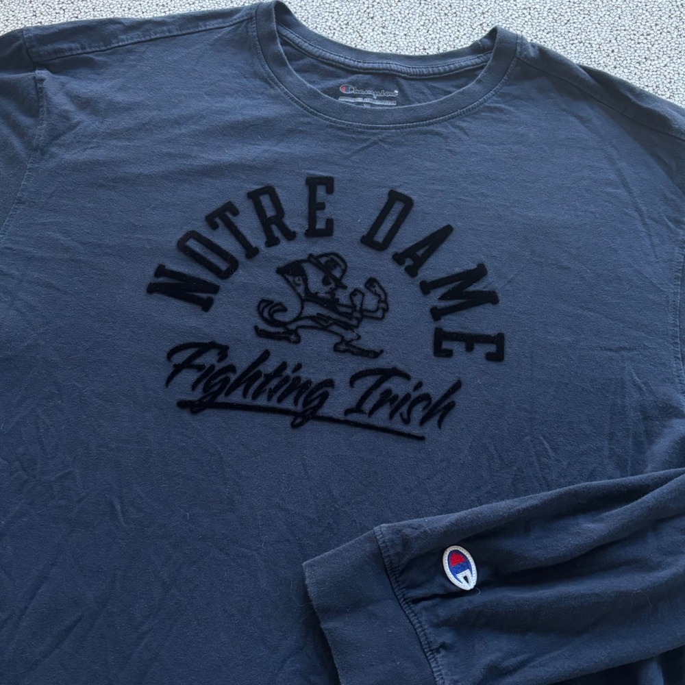Notre Dame Fighting Irish Champion Long Sleeve T-Shirt XL Collegiate